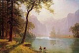 Albert Bierstadt - Kerns River Valley California painting